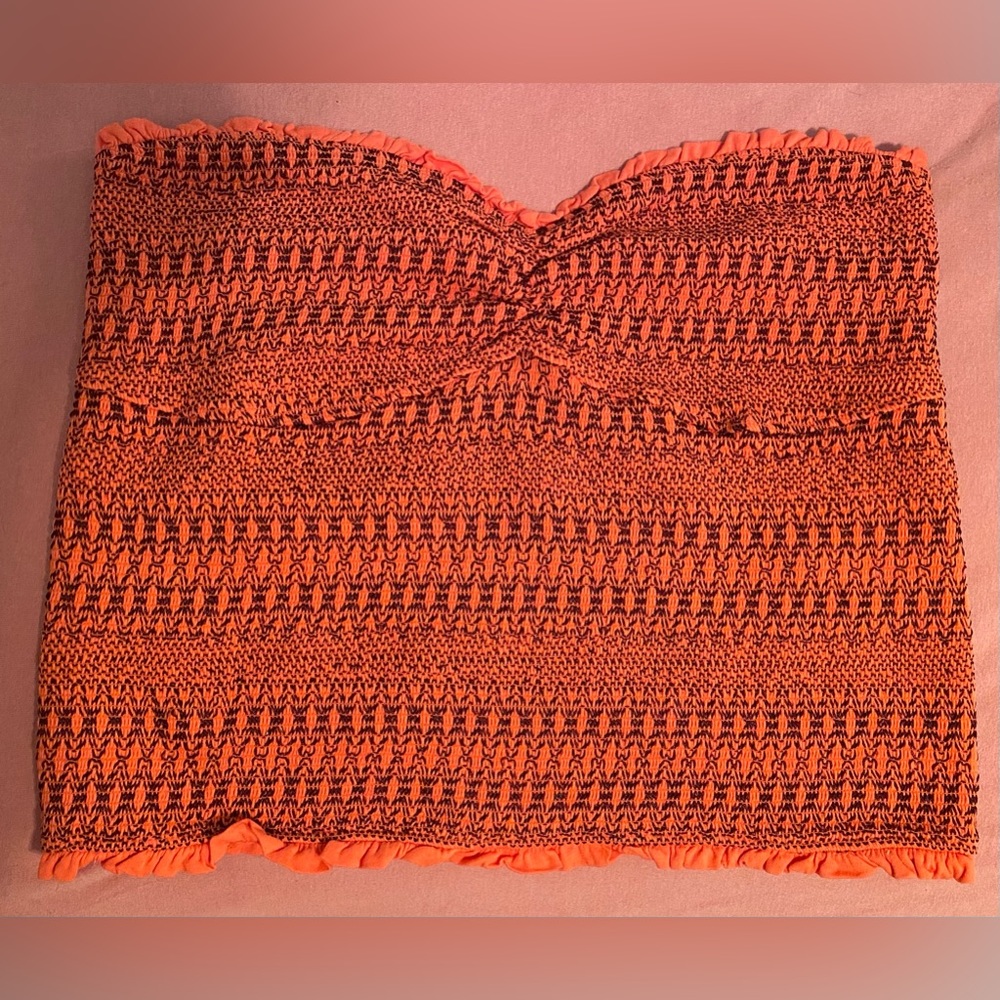 Anthropologie Smocked Sweetheart Tube-Top